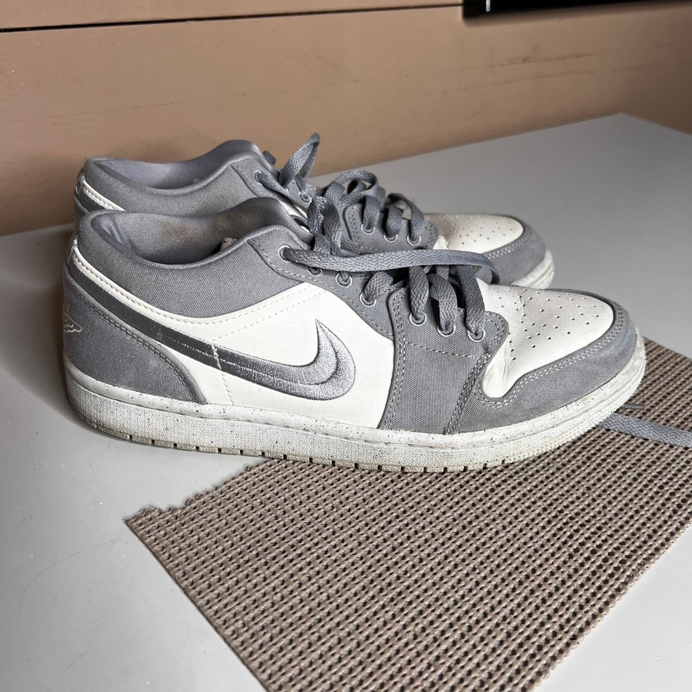Nike Air Jordan 1 Low SE Craft Cement Grey White DV0426-012 Womens 10